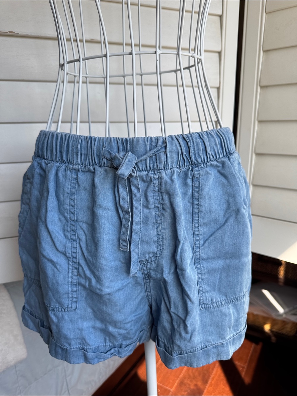 Love Tree Blue Women's Elastic-Waist Casual Shorts